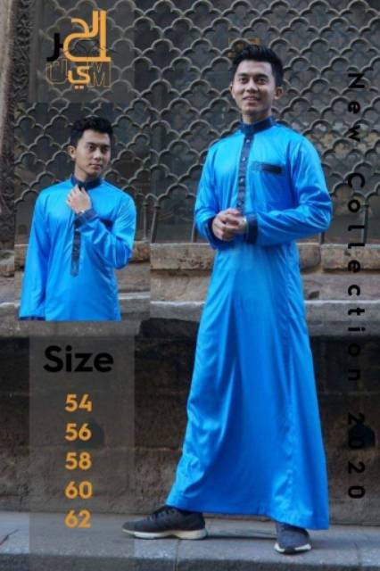 Jubah Pria Daffa Alharamain import premium