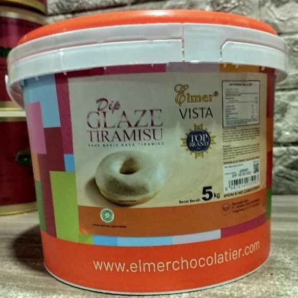 

Elmer Dip Glaze Tiramisu Vista 5 Kg