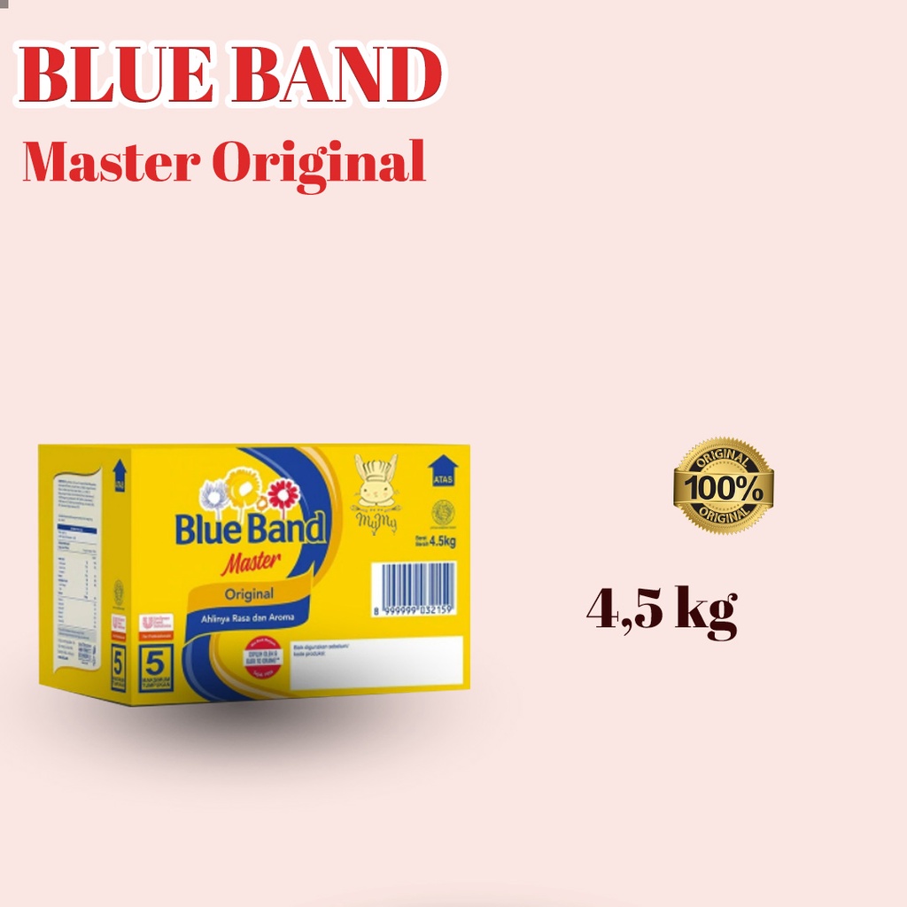 

Margarine BLUE BAND MASTER Original 4,5 Kg / 4 5 Kg Margarin Blueband