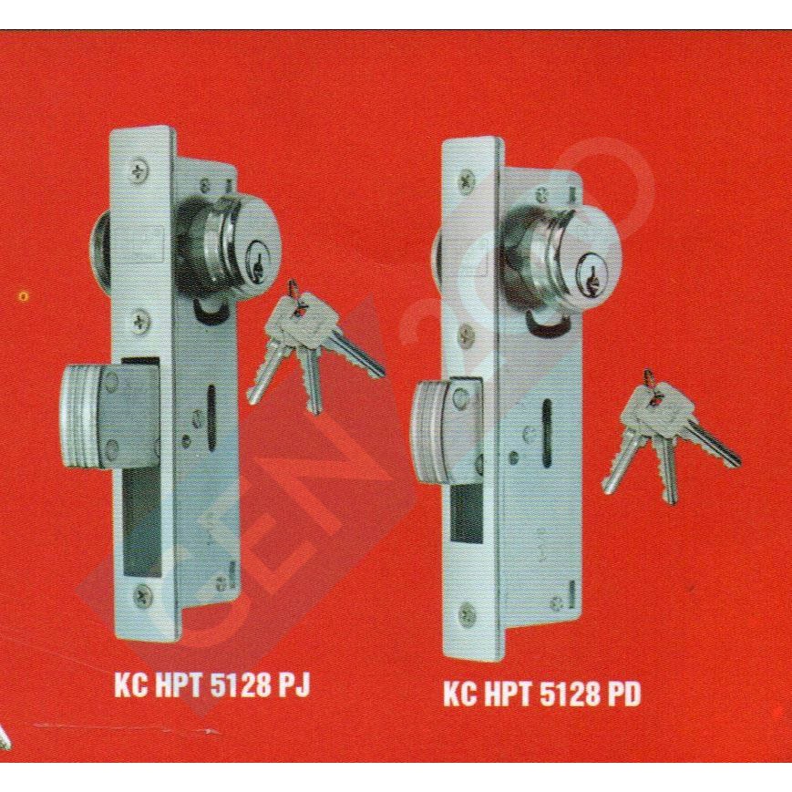  Aluminium  Door Lock KC 8128 Kunci Pintu Swing Aluminium  KC 