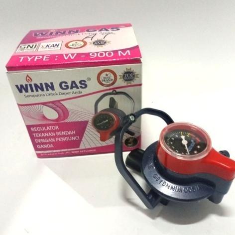 Regulator Twinlock Winn Gas W 900 Manometer Kopana Pertamina Original