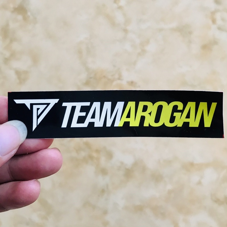 Stiker Team Arogan TARGN Stiker Racing Motor Herex