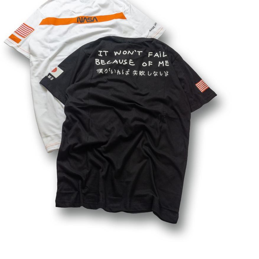 ❀ KAOS NASA HERON PRESTON H&M - FULL TAG LOGO MIRROR ORIGINAL | KAOS NASA OVERSIZE ✩