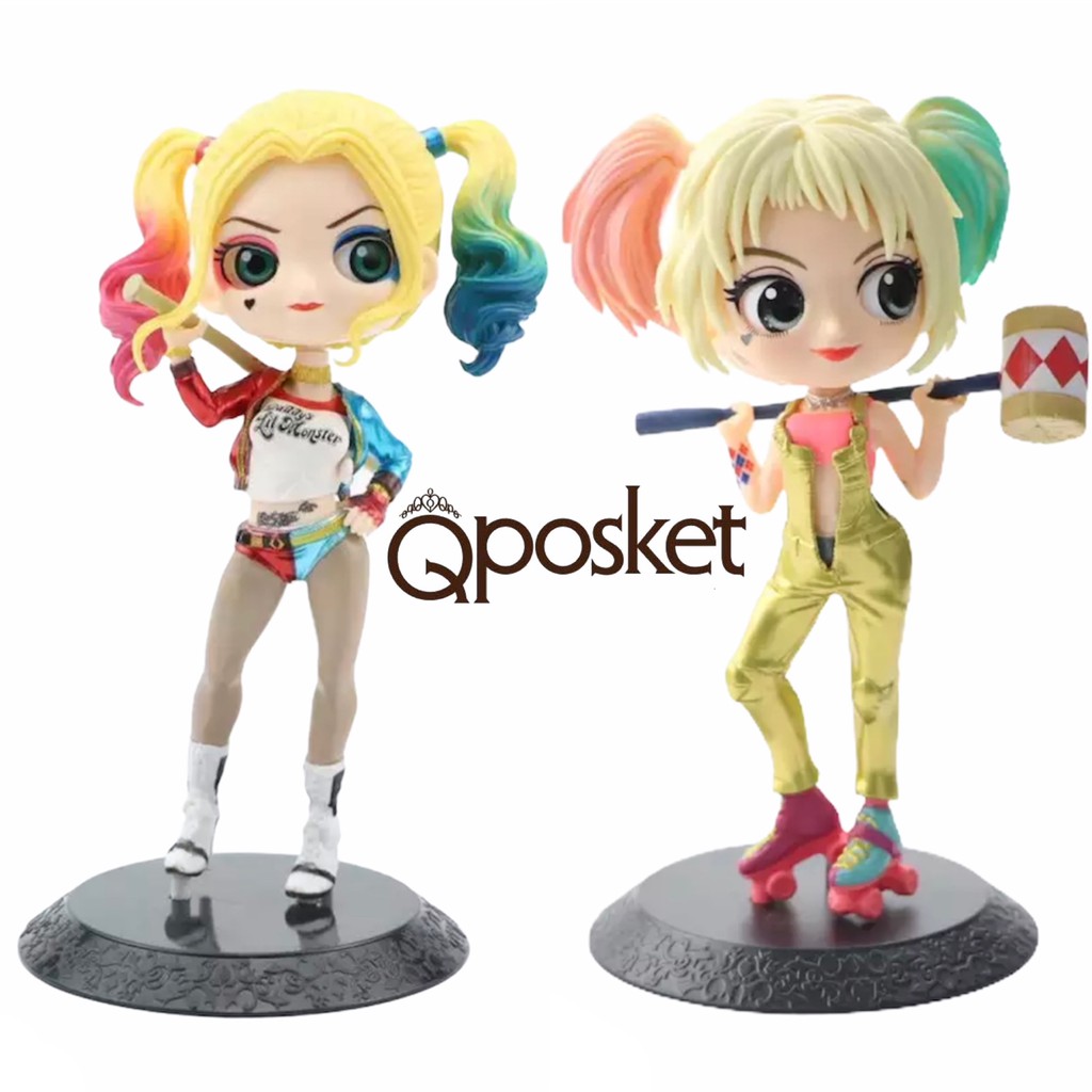 Qposket Aves De Rapina Harley Quinn Edição Especial Dourada