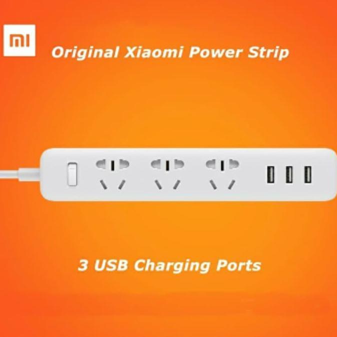Xiaomi Power Strip plug adapter 3 USB / Stop Kontak Mi Smart Power