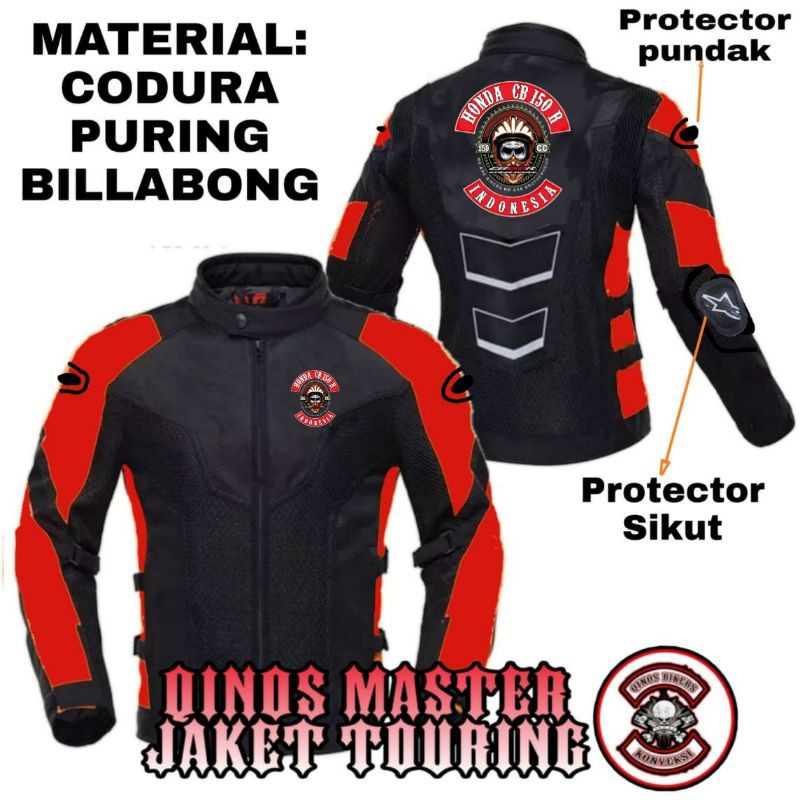 Jaket Touring Honda Cb150r Jaket Touring Bikers Waterproof Puring Bilablong Cb150r 02