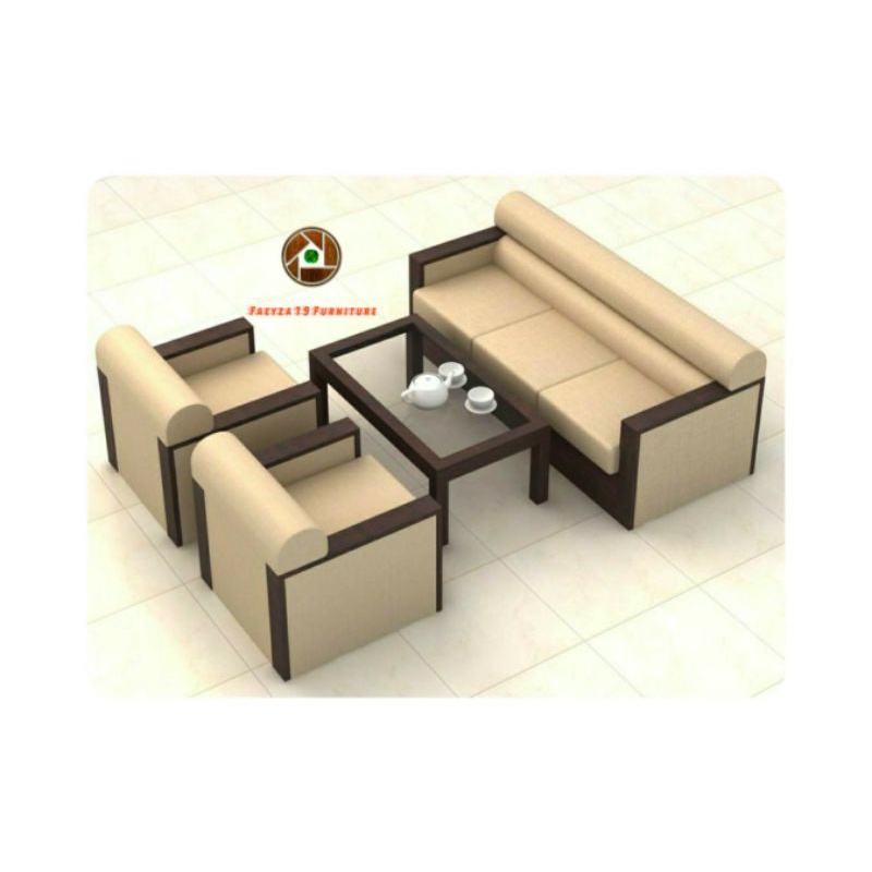 Set kursi sofa meja tamu