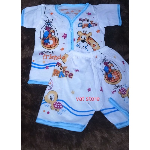 BAJU BAYI/SETELAN BAJU BAYI/BAJU BAYI LENGAN PENDEK/BAJU BAYI BARU LAHIR/BAJU BAYI NEWBORN/BAJU BAYI 0-6BULAN