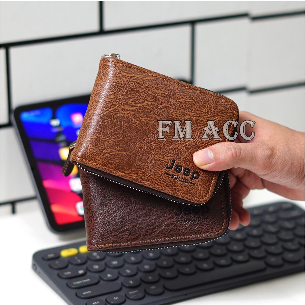 PROMO-Dompet Pria Jepp Kulit Pendek Keren Murah Distro Terbaru 2022 Dewasa, Cocok Buat Anak Muda