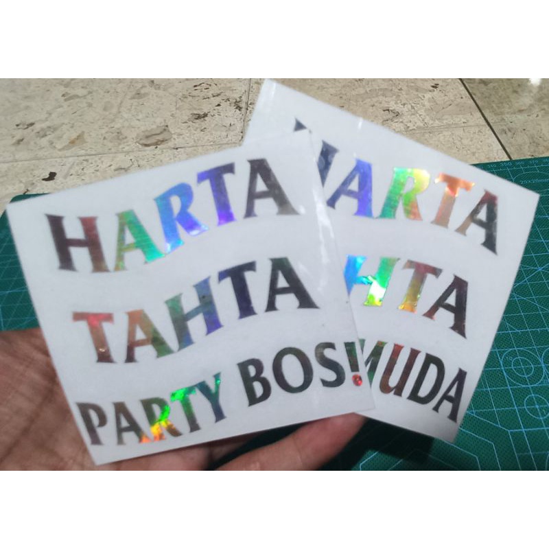 

stiker harta tahta custom