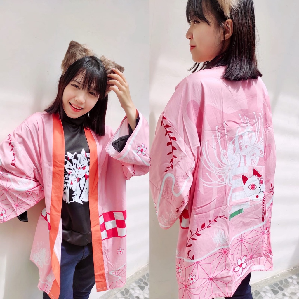 HAORI NEZUKO KIMETSU NO YAIBA CARDIGAN KIMONO