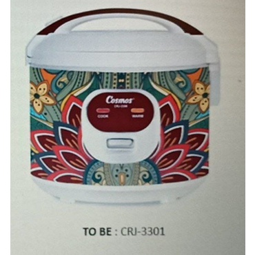 COSMOS Rice Cooker Magic Com CRJ 3301 | CRJ-3301 | CRJ3301 1.8 Liter