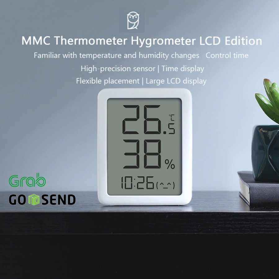 Thermometer Hygrometer Digital Termometer Ukur Suhu Ruangan Miaomiaoce