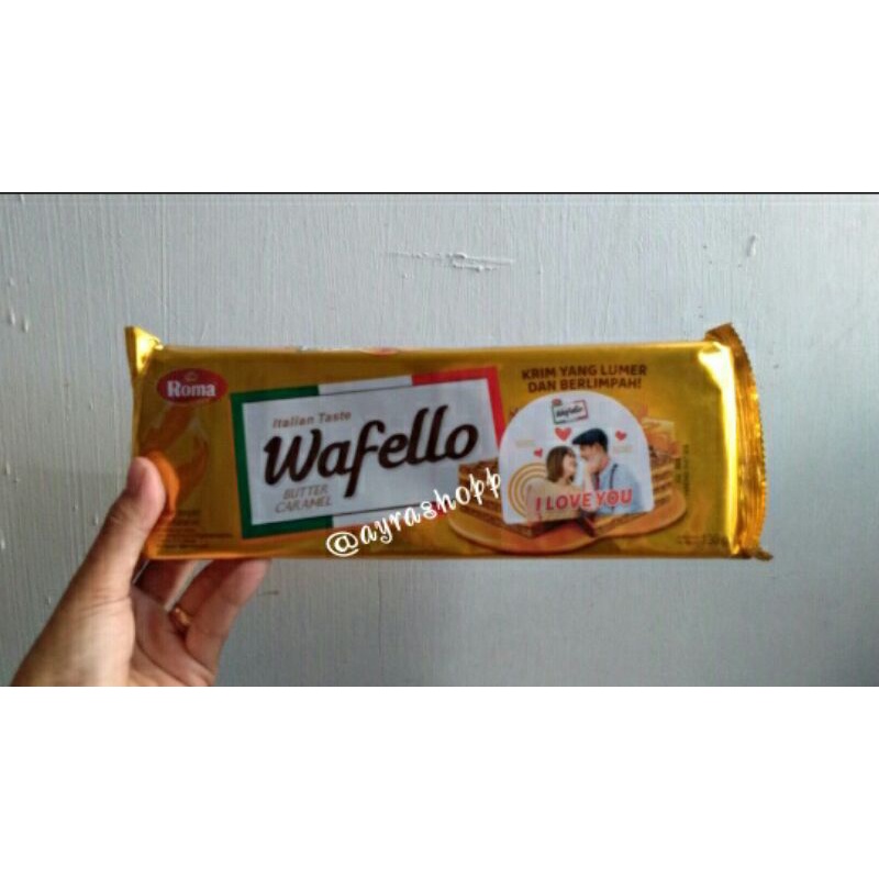 roma wafer wafello 130g / wafer biskuit