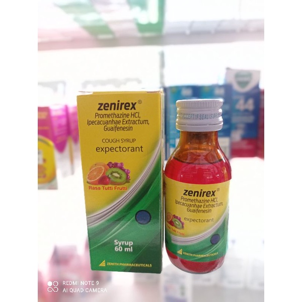 

ZENIREX SIRUP 60 ML | OBAT BATUK BERDAHAK