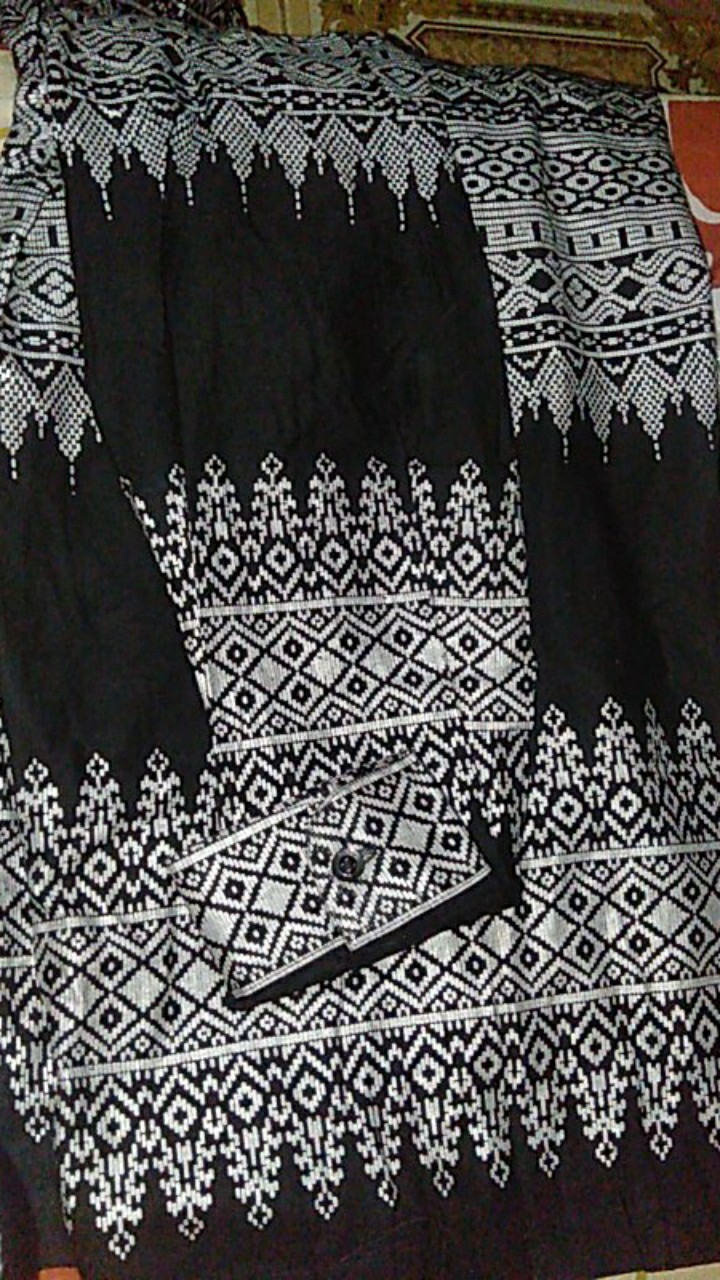 Kemeja Batik Pria Motif Songket Asli Prada Silver Golden Batik M L Xl Xxl Seragam Grosir