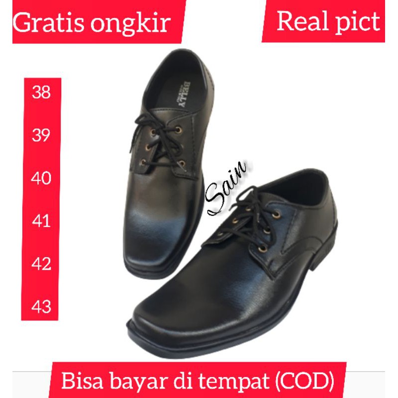 Sepatu Pantofel Pria Tali  Sepatu Pantopel pria kulit