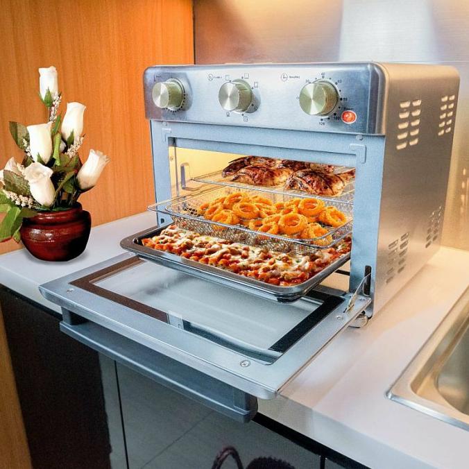 idealife il 200a air fryer oven listrik penggorengan tanpa minyak