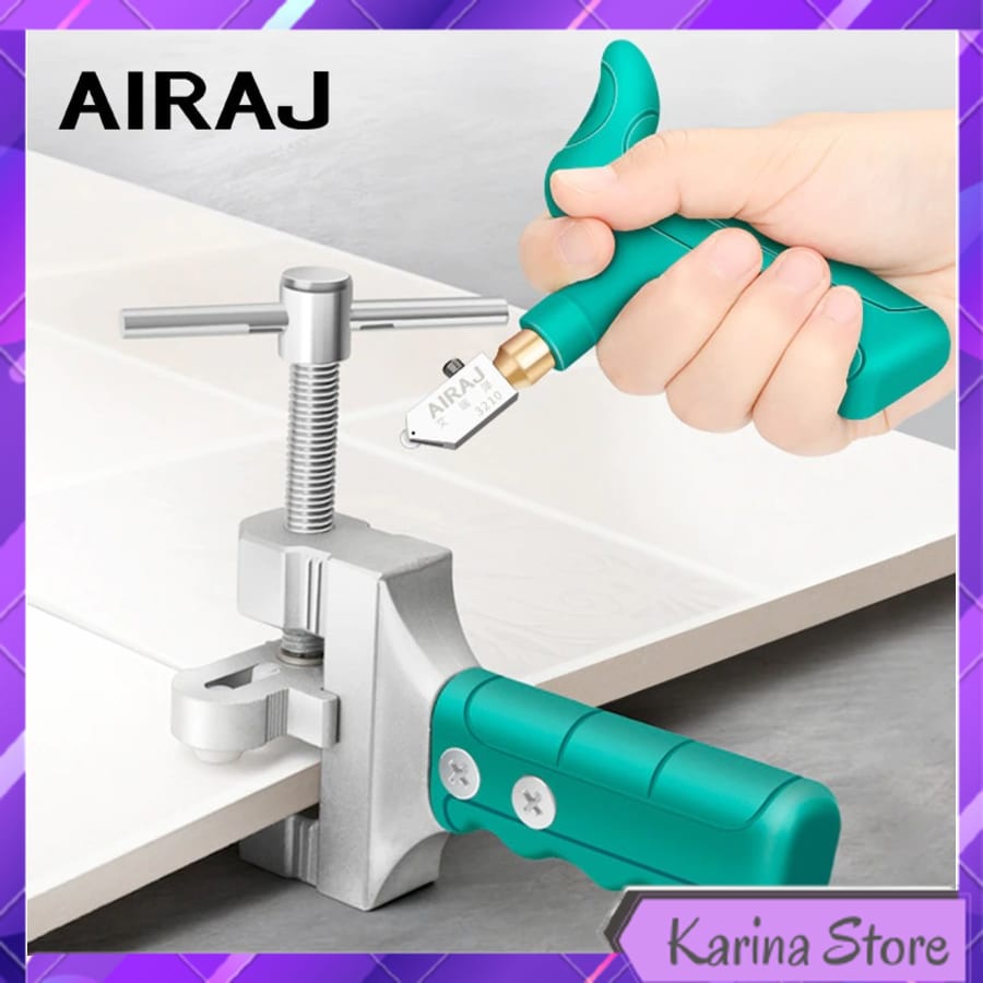 

PISAU PEMOTONG KACA GLASS DIAMOND CUTTER TILE HANDHELD - AI3032 - WARNA HIJAU