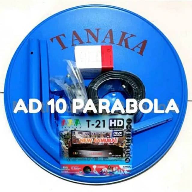 Paket Parabola Mini Ninmedia Tanaka Samurai T-21 Full HD