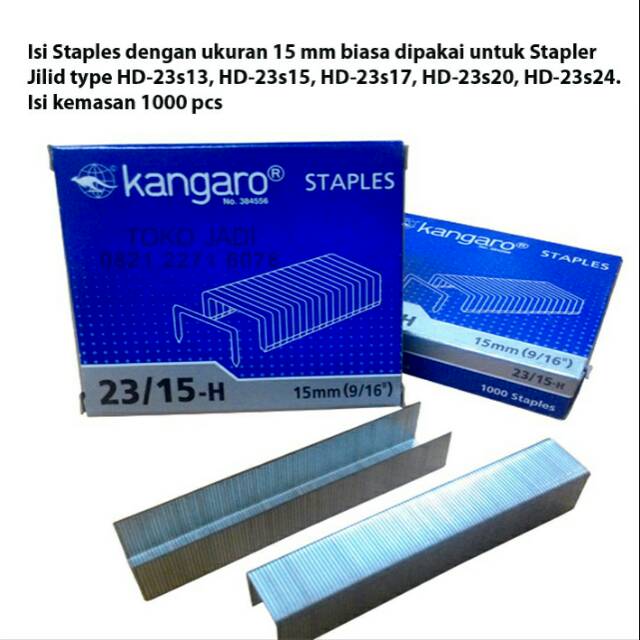 

Isi staples 23/15 hekter
