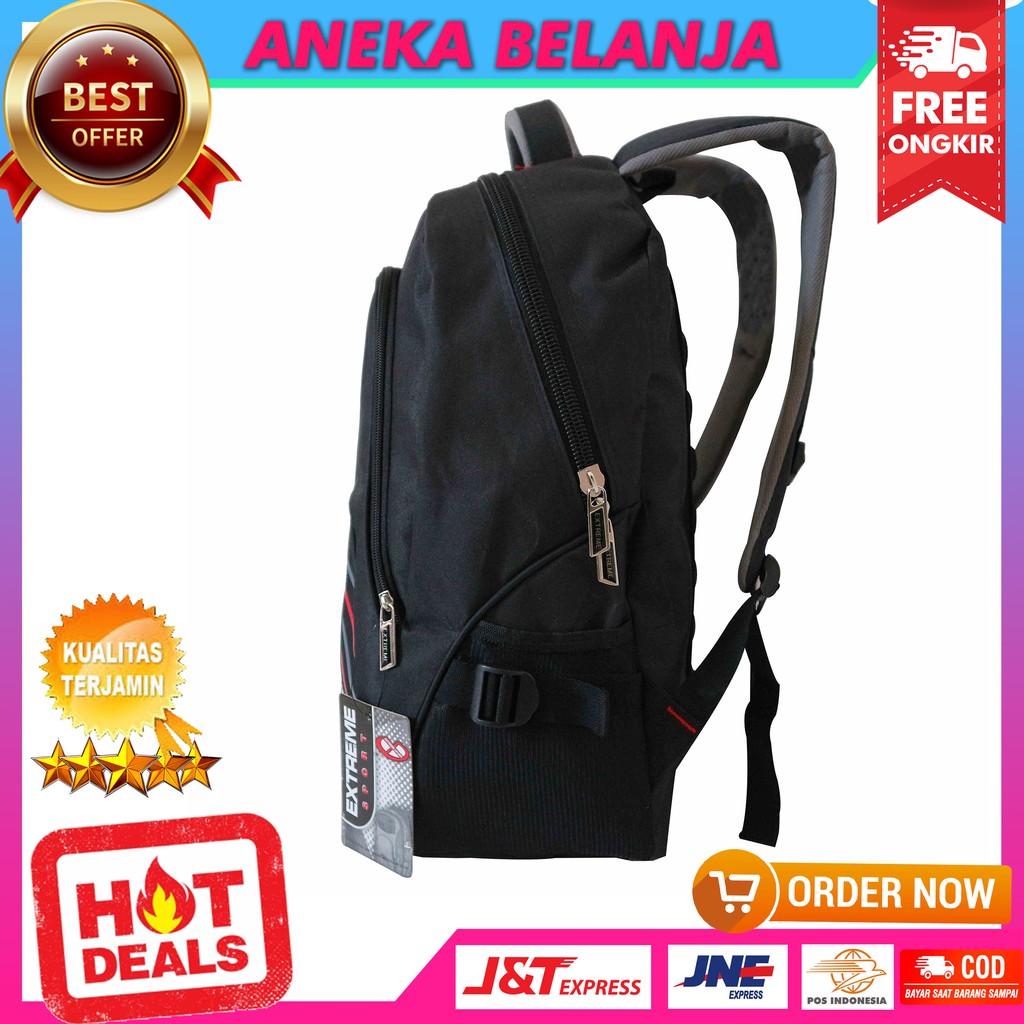 New Arrival Tas Sekolah Kuliah Kerja Khusus Cowok Terbaru Fashionable Tas Model Palazo Hitam Stylish