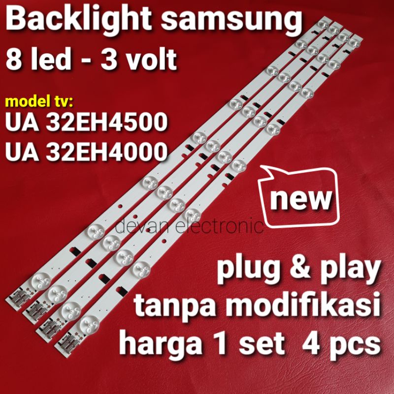 BACKLIGHT SAMSUNG UA32EH4000 UA32EH4500 - LAMPU LED BACKLIGHT TV SAMSUNG UA32EH4500 UA 32EH4000