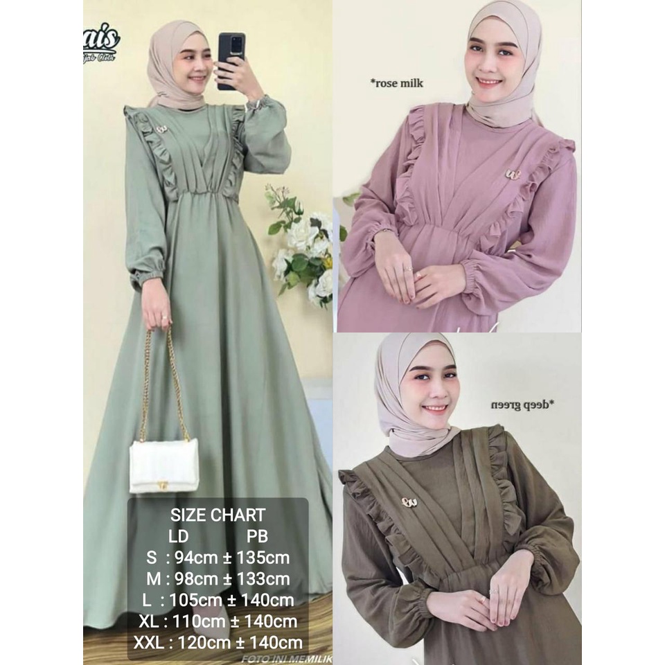 GAMIS WANITA BAHAN CRINKLE AIRFLOW PREMIUM TEBAL ADEM NYAMAN DIPAKAI GAMIS KONDANGAN FASHION MUSLIM KEKINIAN VEREN MAXI GAMIS POLOS GAMIS CRINGKLE TERBARU