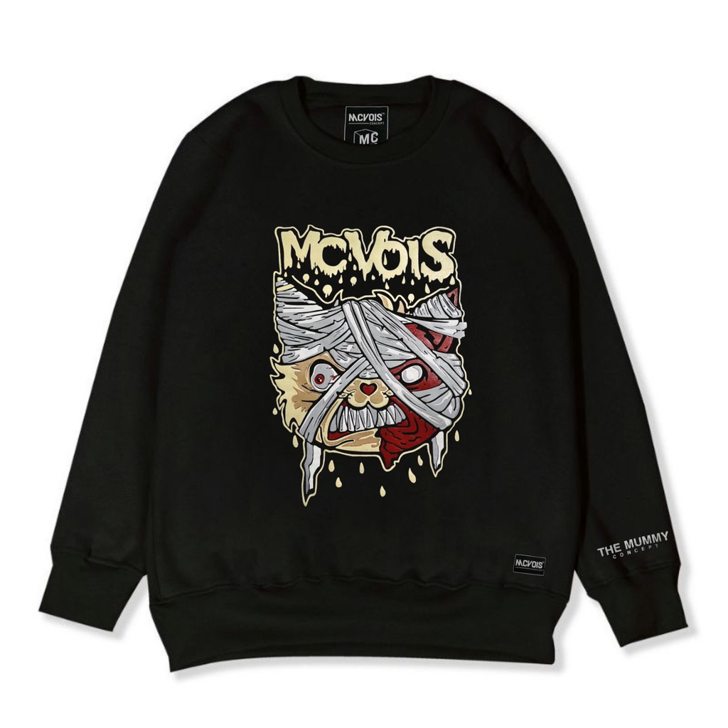 Mcvois Sweater Crewneck Pria Wanita Zombie Premium Distro