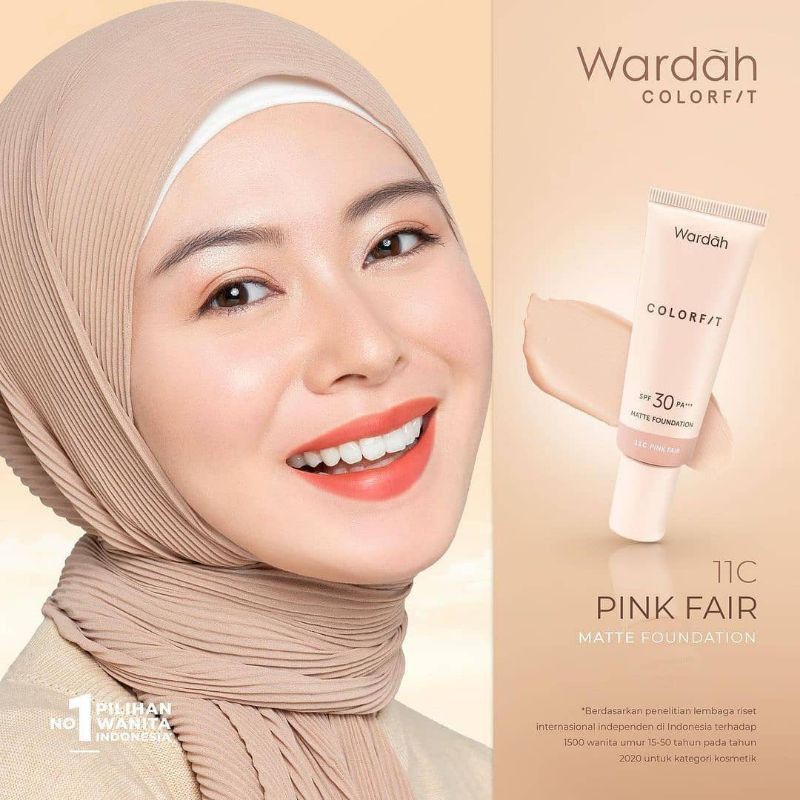 Wardah Colorfit Matte Foundation SPF30 PA +++ 25ml