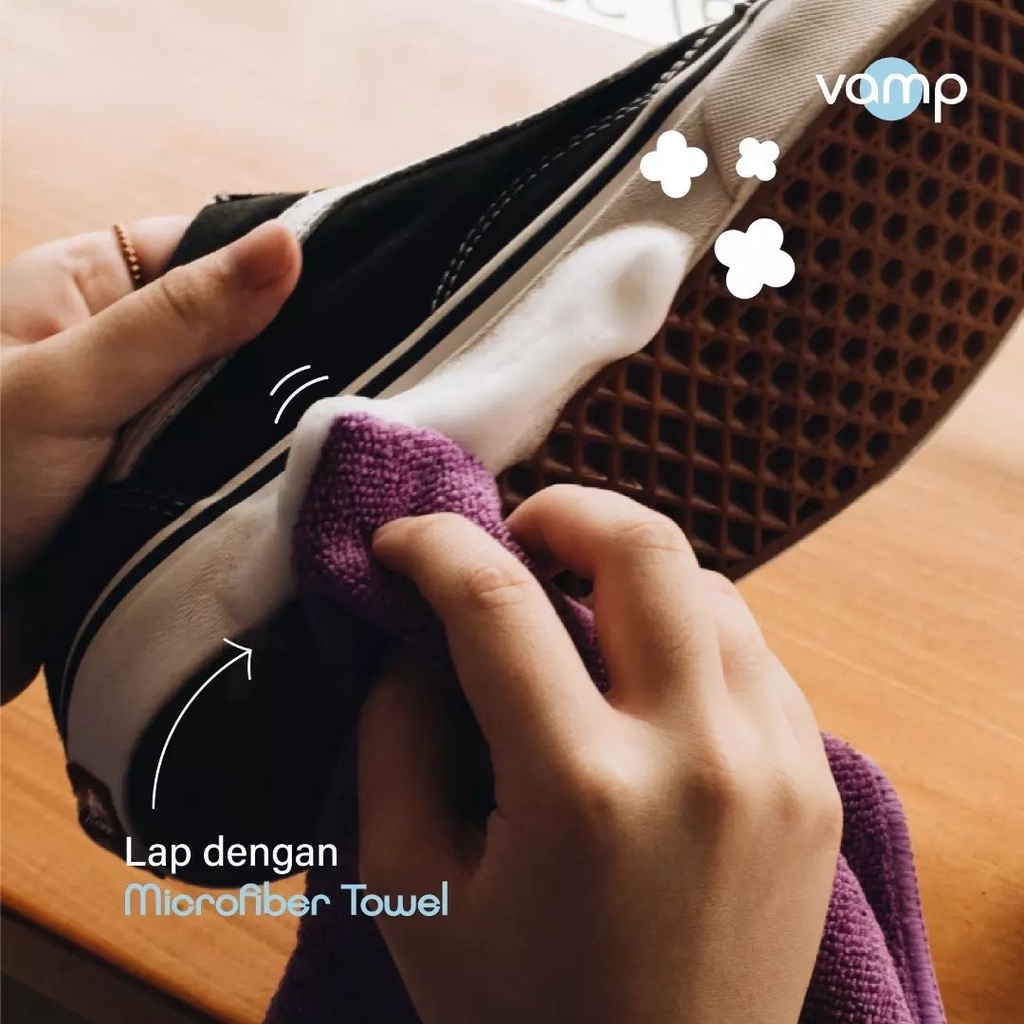 FOAM CLEANER by Vamp | Shoe Cleaner Pembersih Sepatu Sneakers &amp; Tas Sabun Cuci Serba Guna Vamp Shoe Care | Easy Cleen