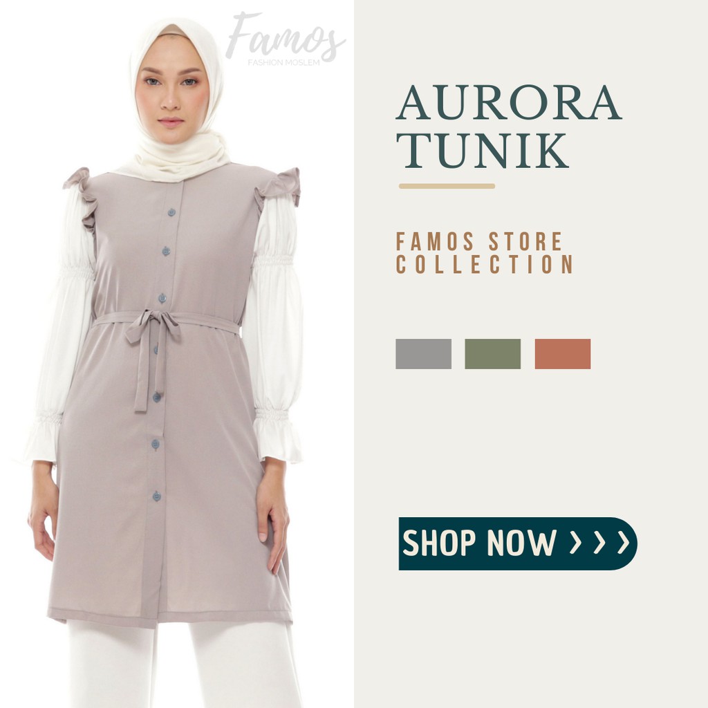 Baju Tunik Wanita Terbaru 2022 Import Kekinian Murah Polos Korean Style Kondangan Crinkle Remaja Kor