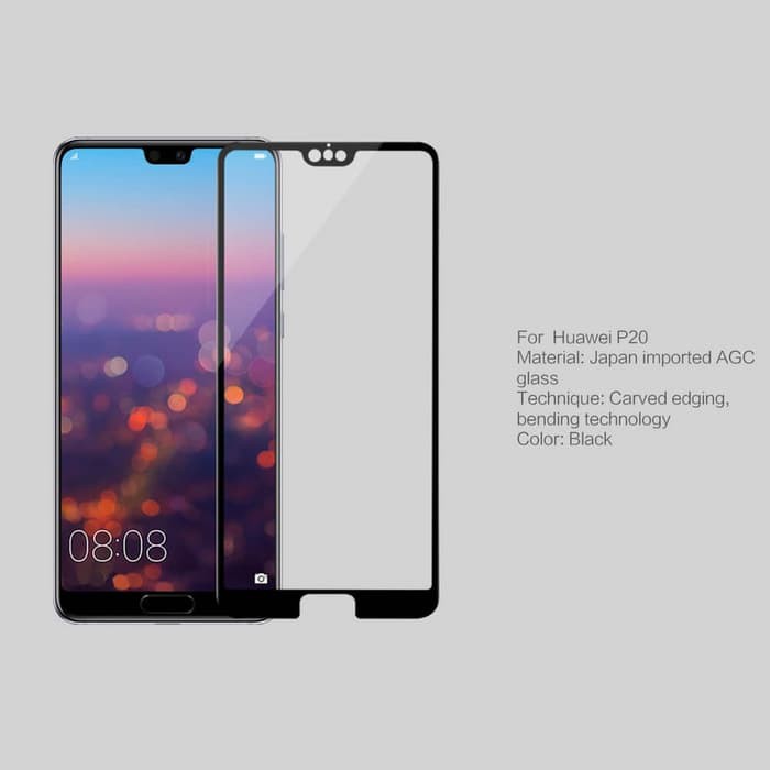 HUAWEI P20 Tempered Glass NILLKIN 3D CP + MAX