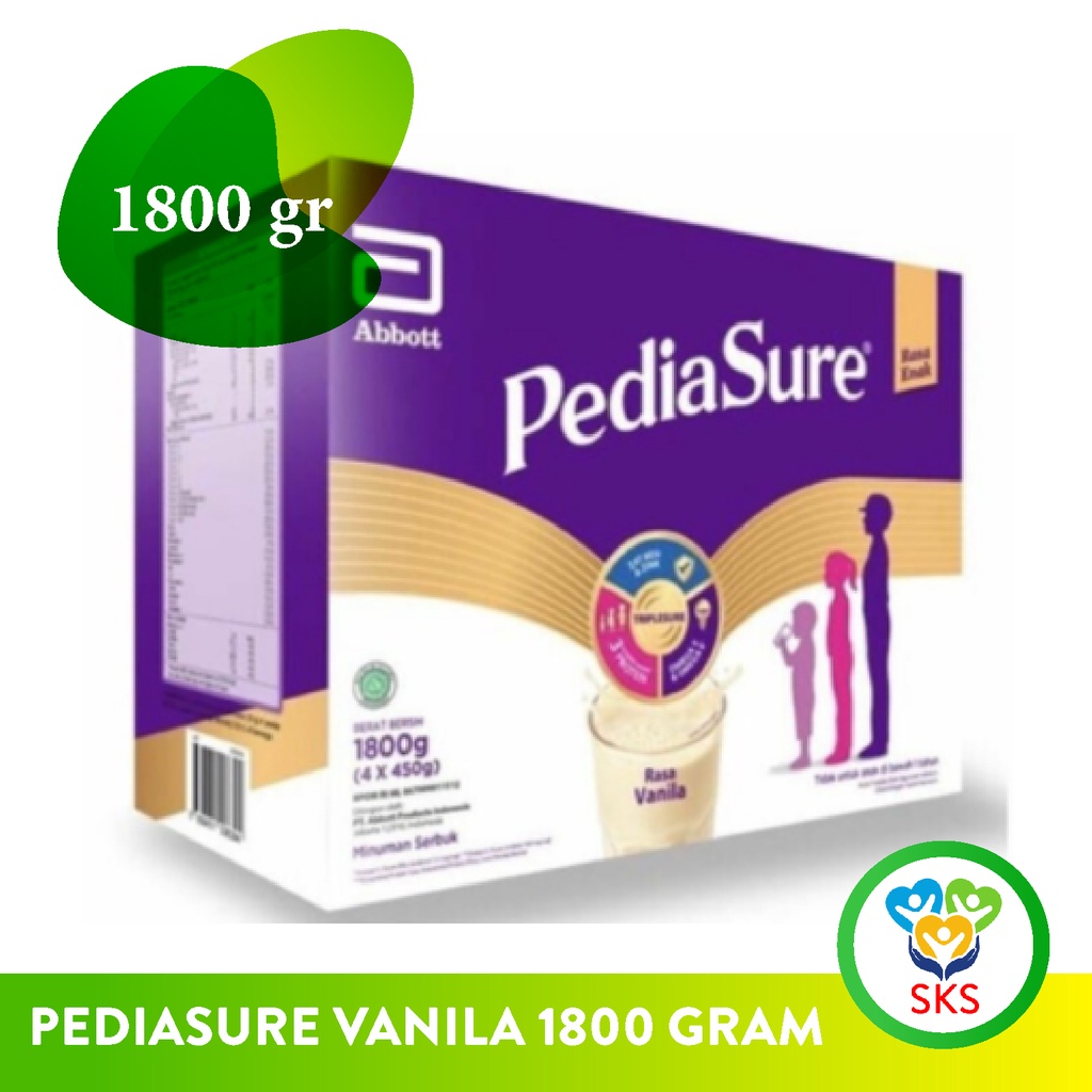 

Pediasure Triplesure Vanila 1800 Gram Susu Pertumbuhan