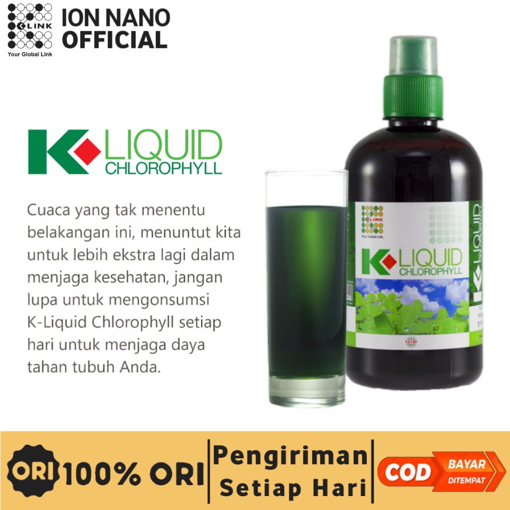 

Liquid chlorophyll original supelmen kesehatan tubuh