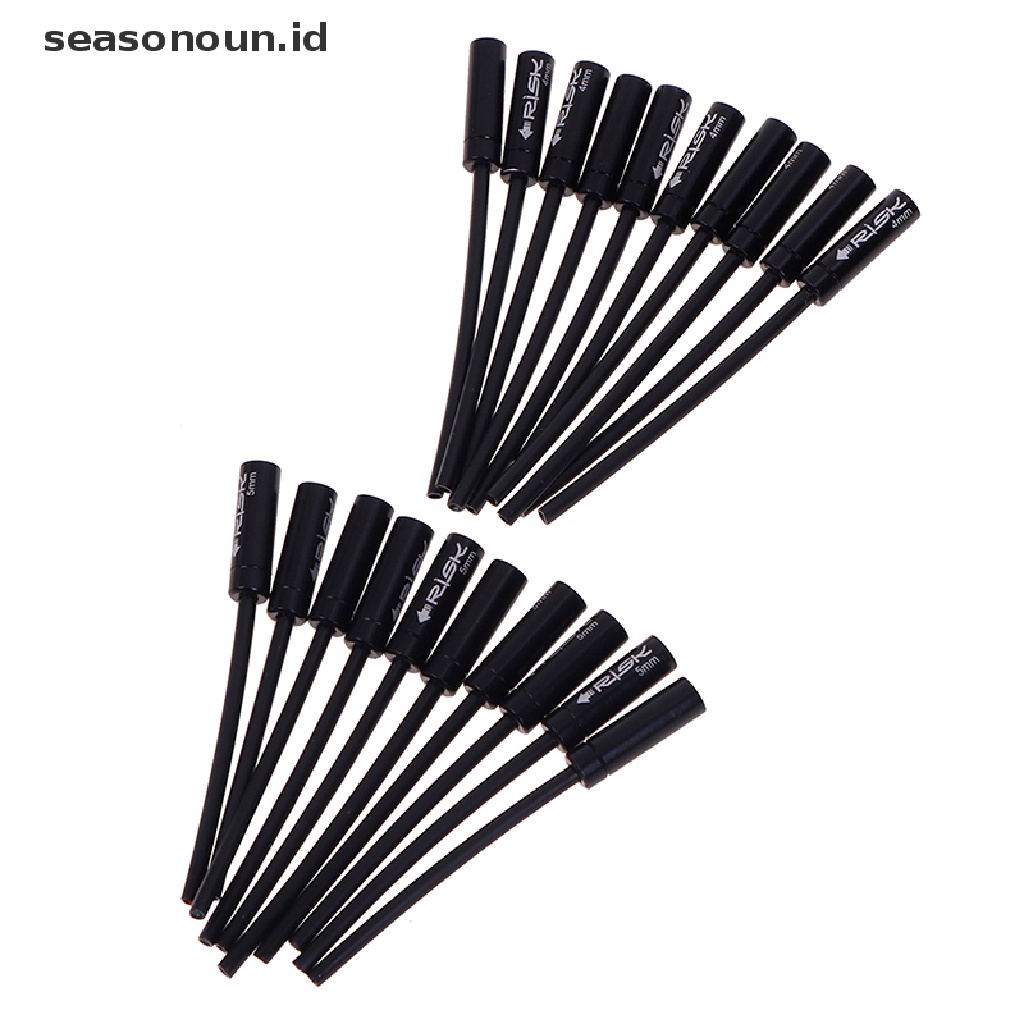 10 Pcs Penutup Tabung Kabel Rem Sepeda Bahan Aluminum Alloy Tahan Air