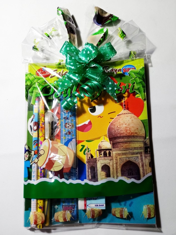 

Souvenir alat tulis anak murah lengkap dengan tema Idul Fitri