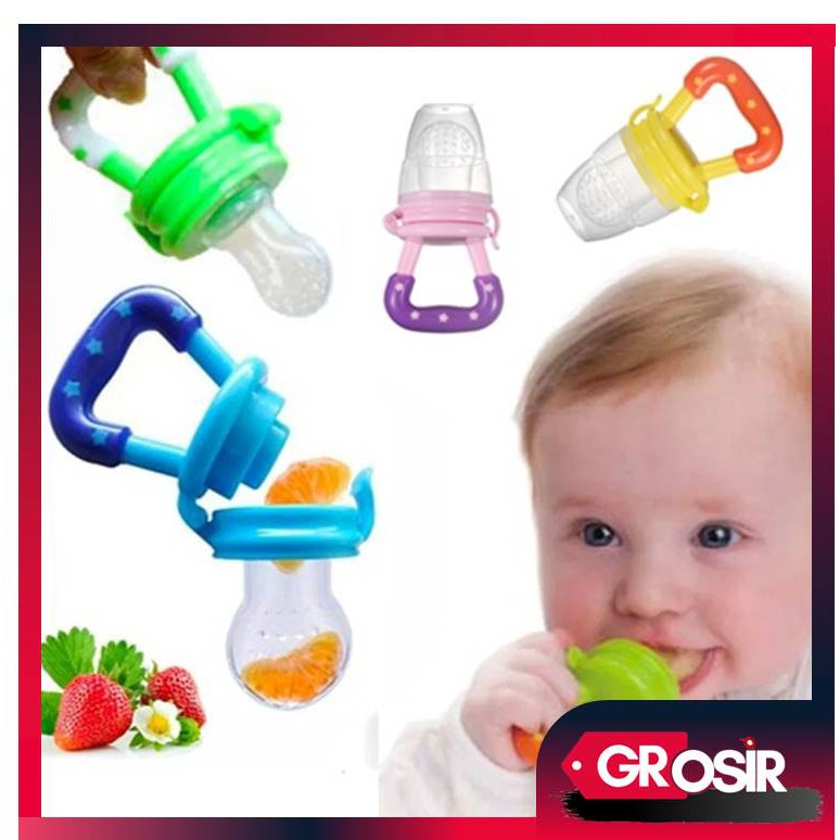 Grosir - B8029 Empeng Buah / Dot Buah Bayi /  Empeng Bayi Belajar Makan / Fruit Feeder Pacifier