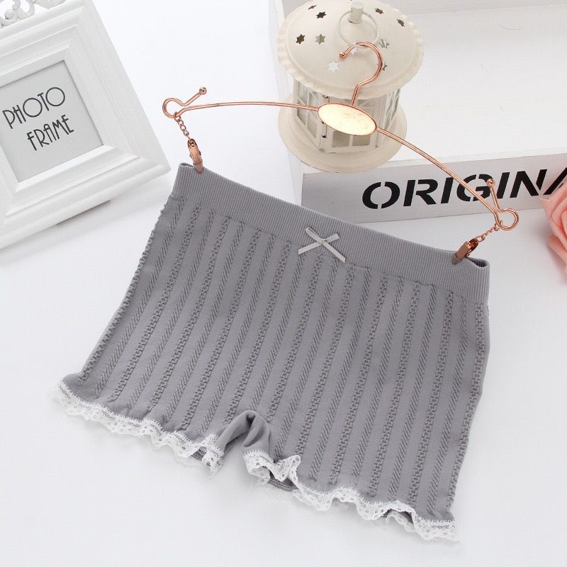 [ LINGERIE MASTER ] - (C-10) Celana Dalam Wanita / Short Fashion / Celana Pendek / Celana Boxer / Underwear Seamless-C-10 Gray