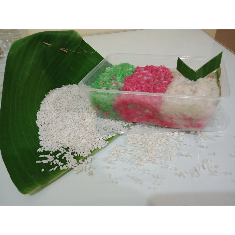 

Tape Ketan Pelangi 500 gr/Tape Ketan Seger/Makanan enak