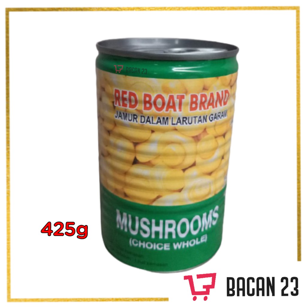 

Red Boat Brand Mushroom (425gr) / Jamur Kaleng / Bacan 23 - Bacan23