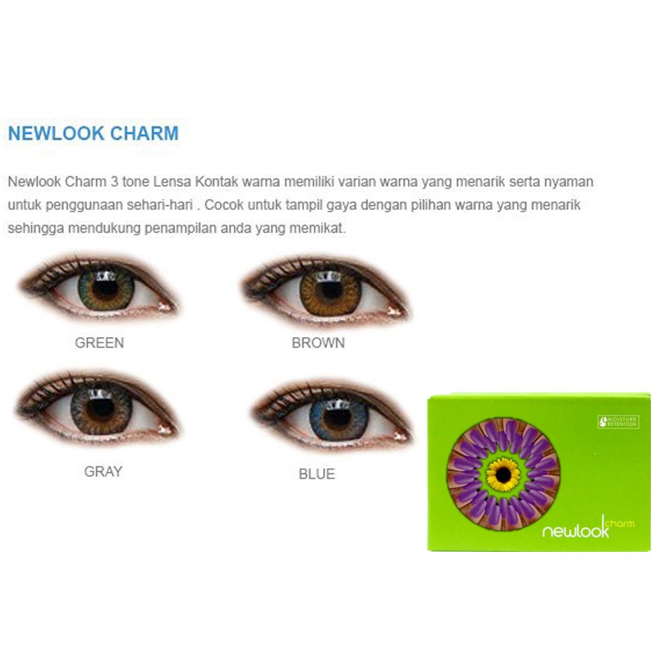 Softlens Warna Newlook Charm / Soflen Newlook Charm