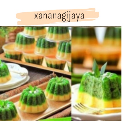 murah Cetakan Agar Agar Kecil Cetakan Puding Jelly Coklat Green Leaf 0951set