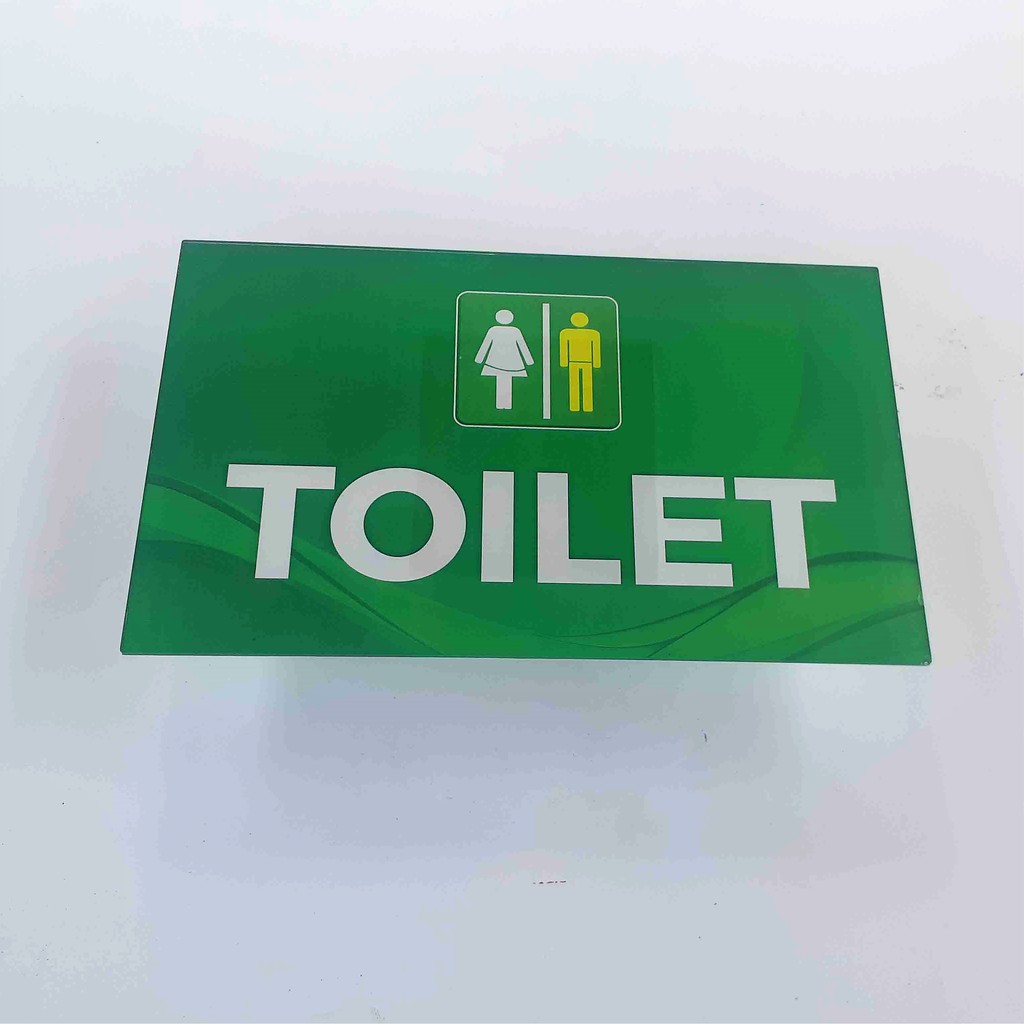 Akrilik Toilet, Papan Nama Ruang, Papan Toilet Akrilik, Toilet Signage