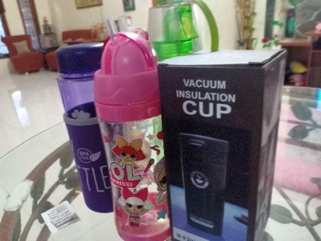 Botol Minum Karakter Hello Kitty, Cars, Little Pony, Avengers Kode 3652