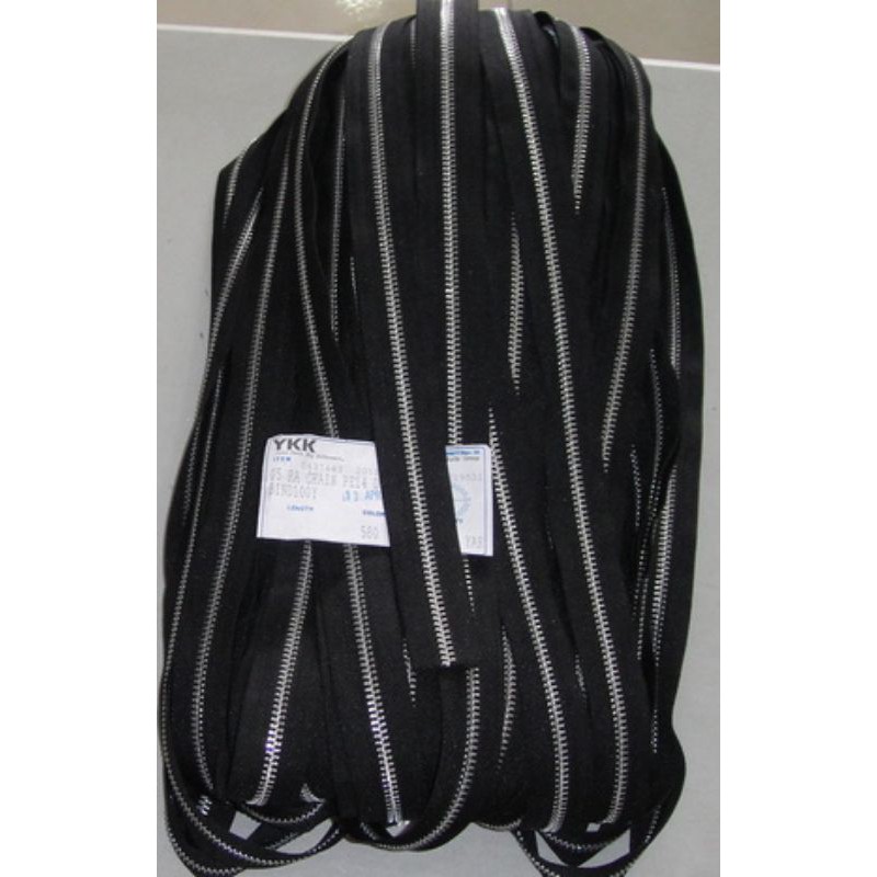 RESLETING YKK METERAN GIGI BESI ALUMUNIUM NO 5