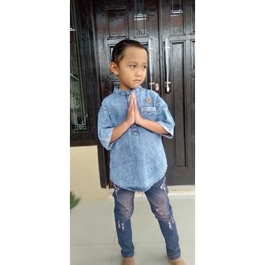 KURTA JEANS ANAK UMUR 3-7th