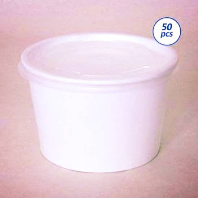 

Paper bowl 650 ml + tutup (25pcs)