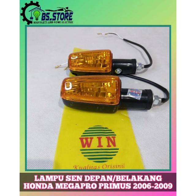 LAMPU SEIN DEPAN BELAKANG HONDA MEGAPRO PRIMUS 2006 2007 2008 2009 | FRONT WINKER ASSY HONDA MEGAPRO PRIMUS 2006-2009 |  RITTING MEGAPRO PRIMUS | MERK WIN