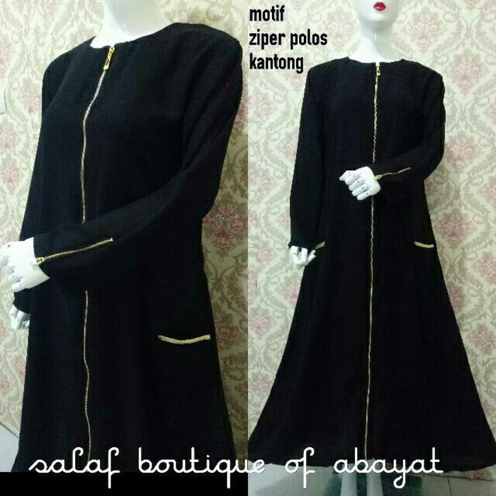 Abaya Polos Abaya Hitam Polos Gamis Polos Gamis Pesta Abaya Jetblack